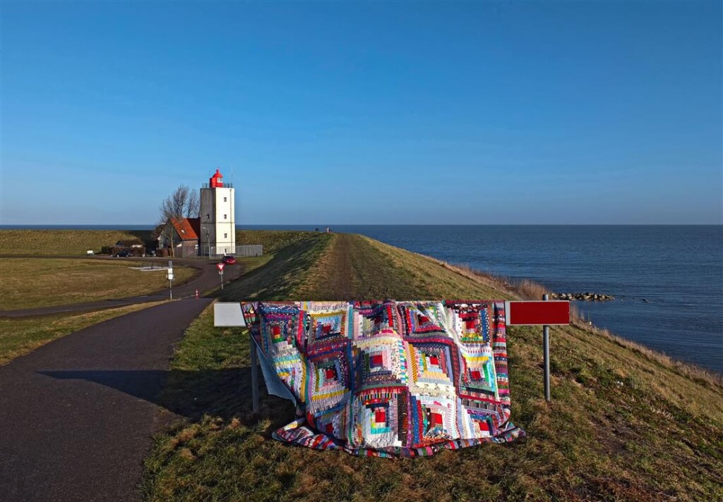 Log Cabin op de dijk