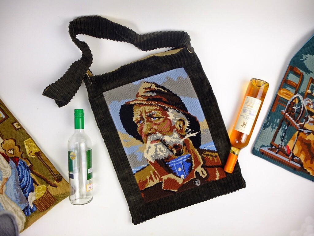 Tapisserietas man met pijp