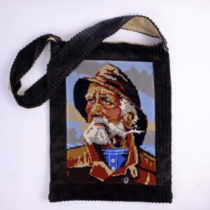 Tapisserietas man met pijp.