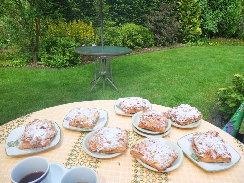 Appelkanjers op tuintafelkleedje