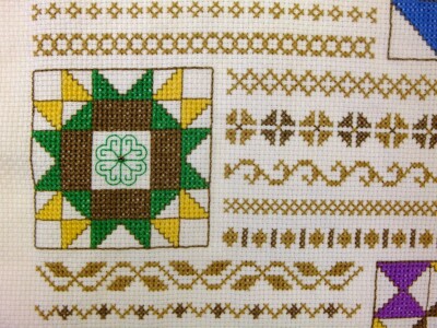 Randje per week met quiltblokje