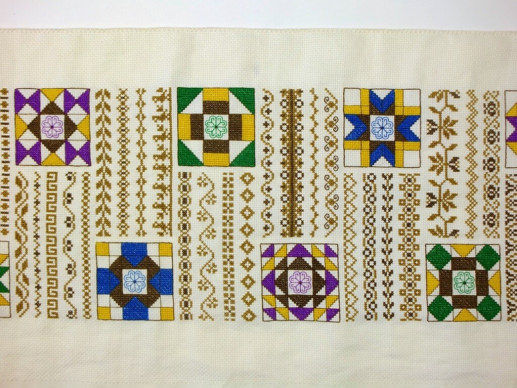 Randje-per-week met quiltblokjes