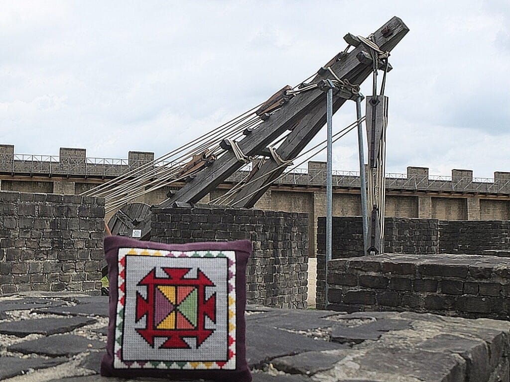 Kussentje bij bouwkraan Xanten