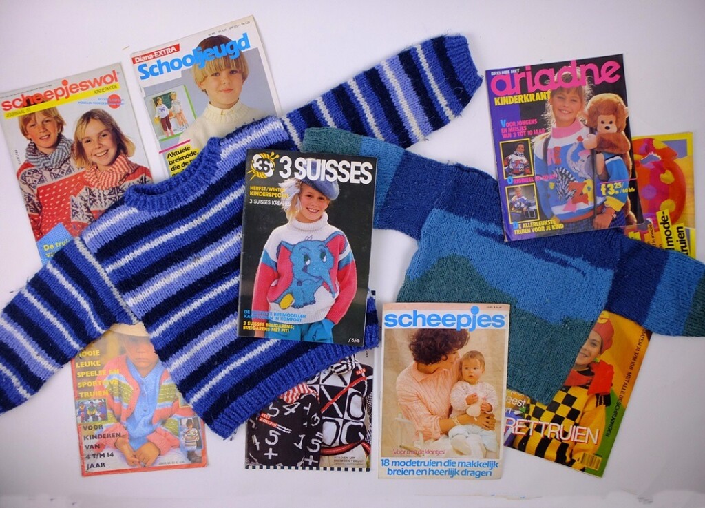 Breitijdschriften en kindertruien uit tachtiger jaren