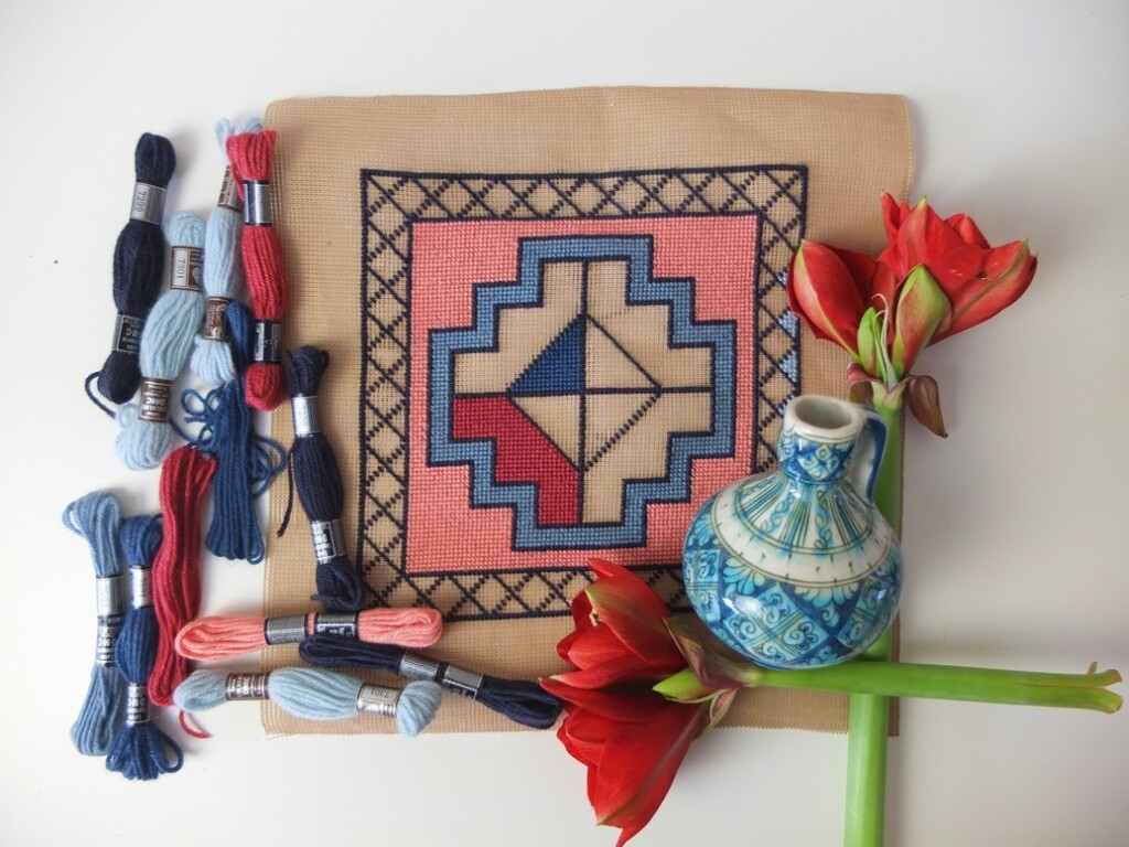 Borduurwerk op stramien