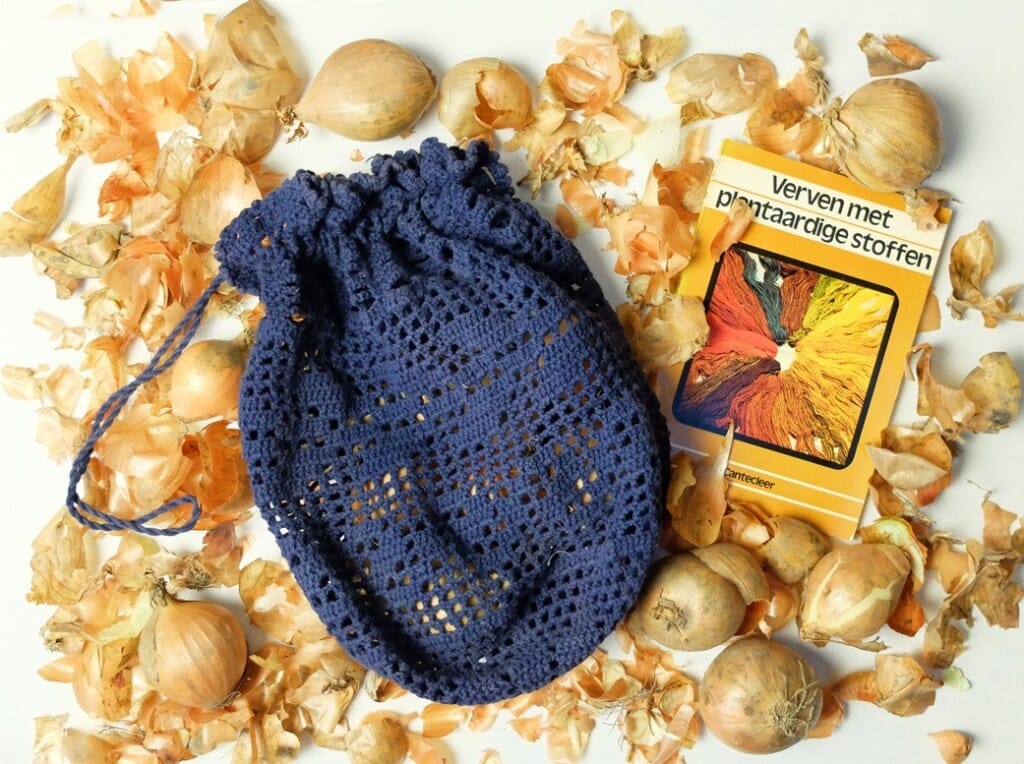 Gehaakte buideltas voor uien