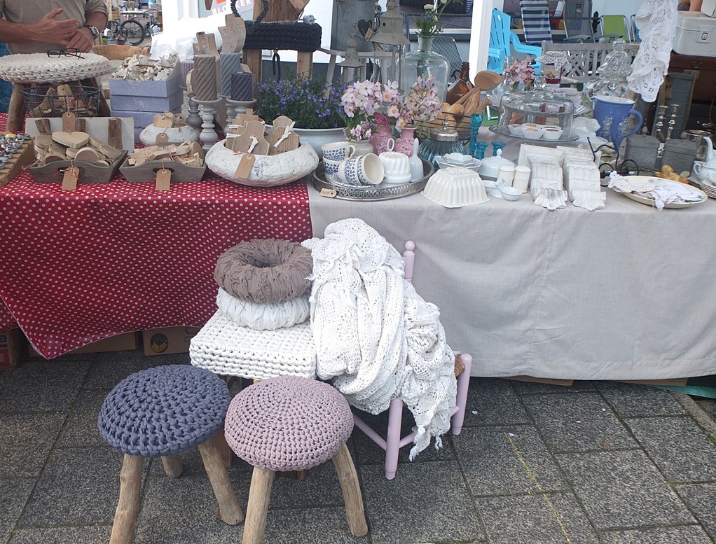 Brocante marktkraam