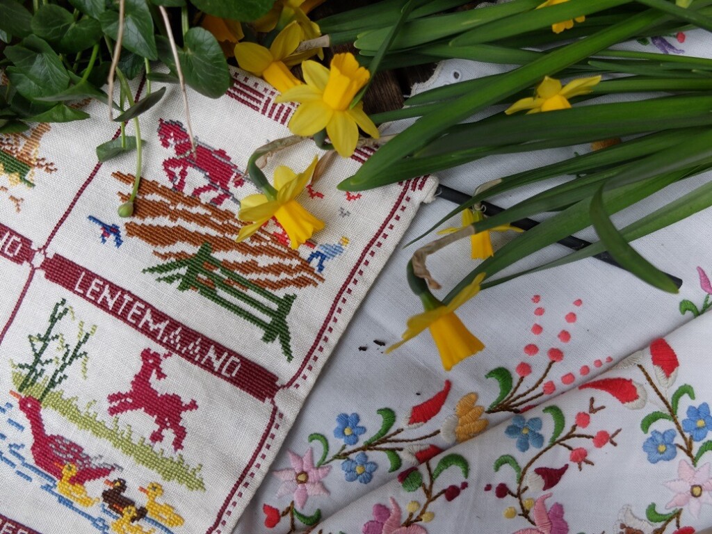 Geborduurde kleedjes