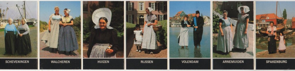 Toeristische plaatjes klederdrachten