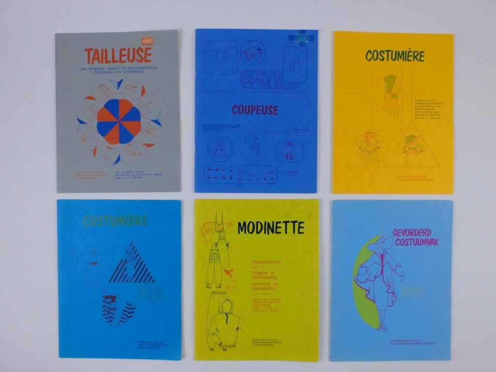 Zes boeken opleiding Patroontekenen