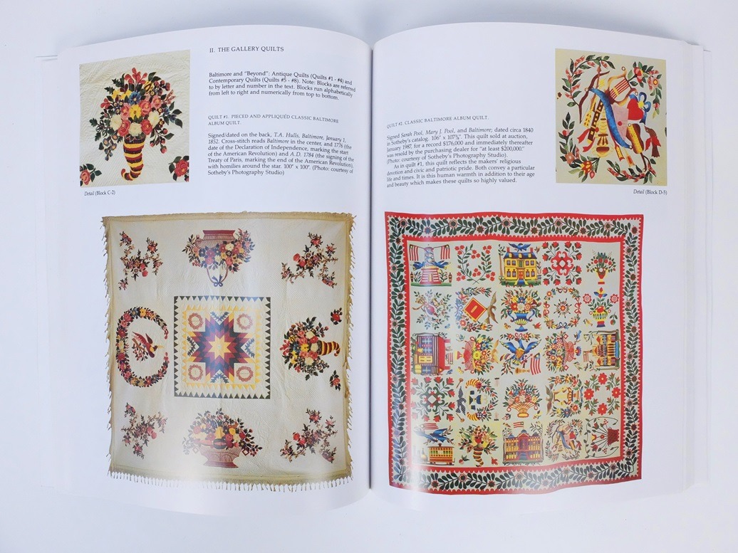 Pagina uit boek Baltimore quilts