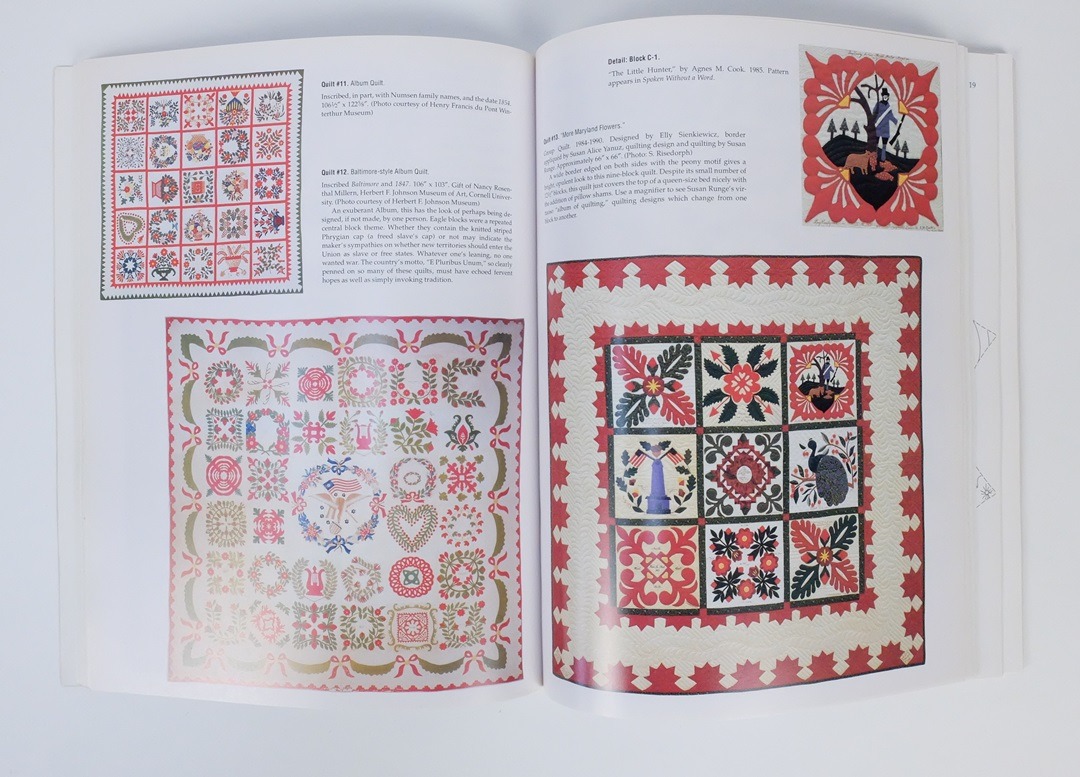 Pagina uit boek Baltimore quilts