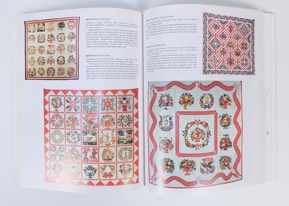 Pagina uit boek Baltimore quilts