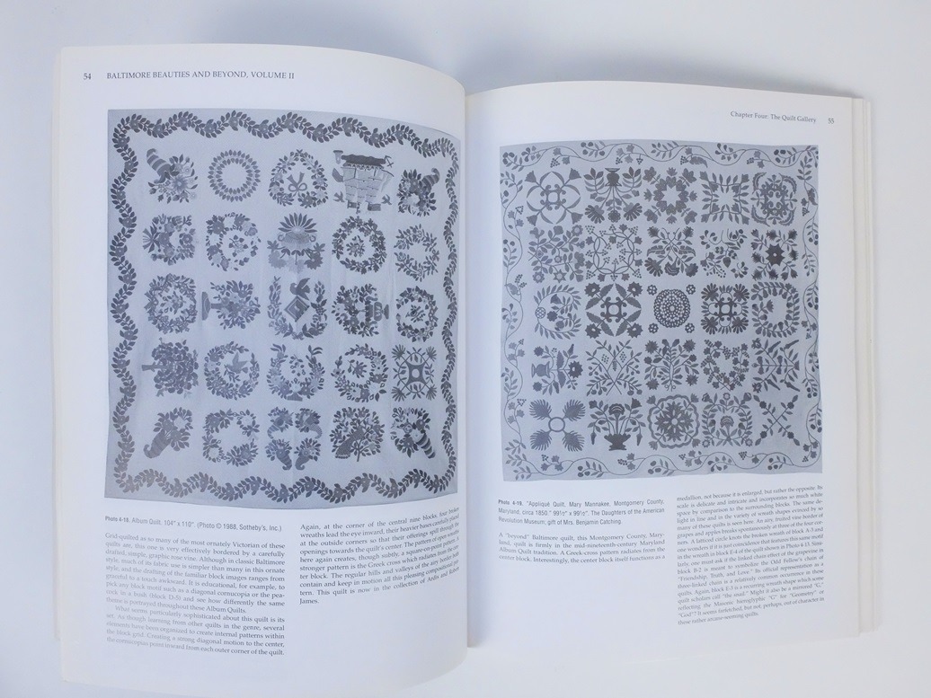 Pagina uit boek Baltimore quilts