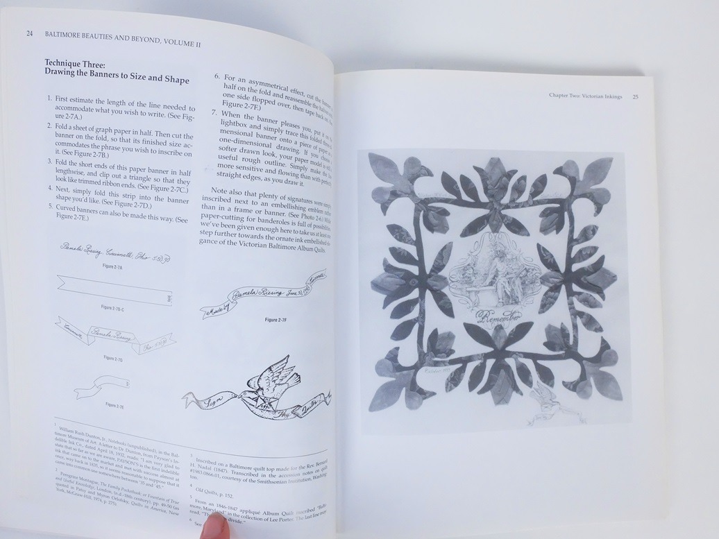 Pagina uit boek Baltimore quilts