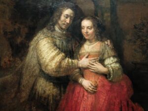 Schilderij Joodse bruidje