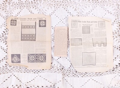 Twee oude haakpatronen