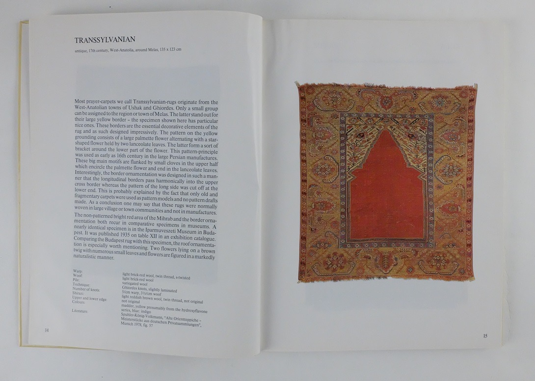 Pagina uit boek The Old and Antique Oriental Art of Weaving