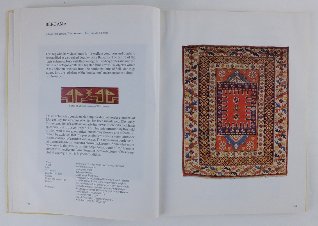 Pagina uit boek The Old and Antique Oriental Art of Weaving