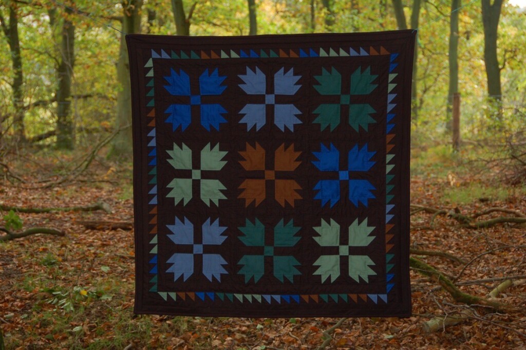 Quilt Bear Paw in bos