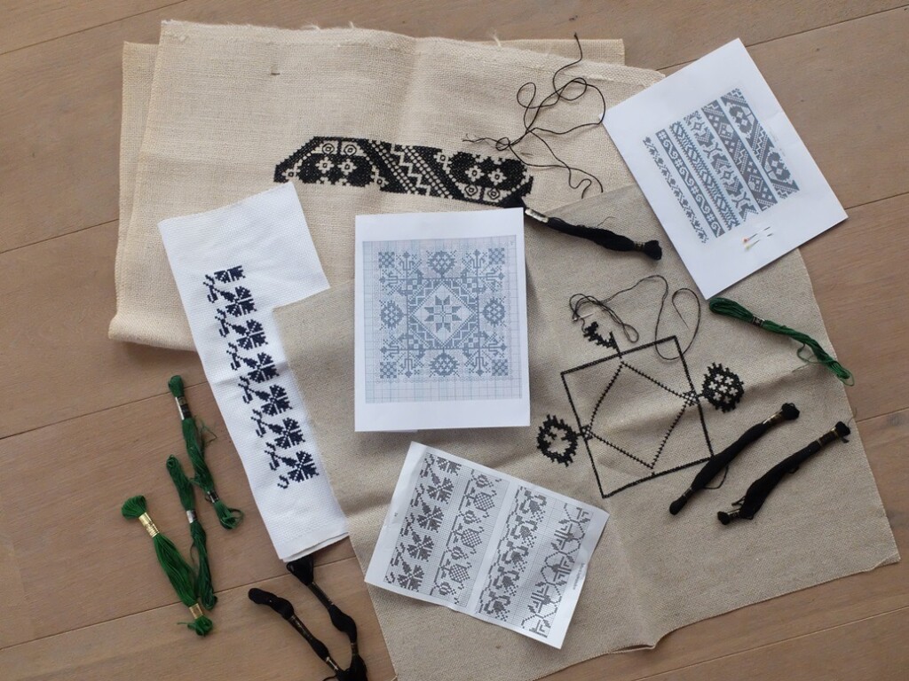 Borduurwerken randen