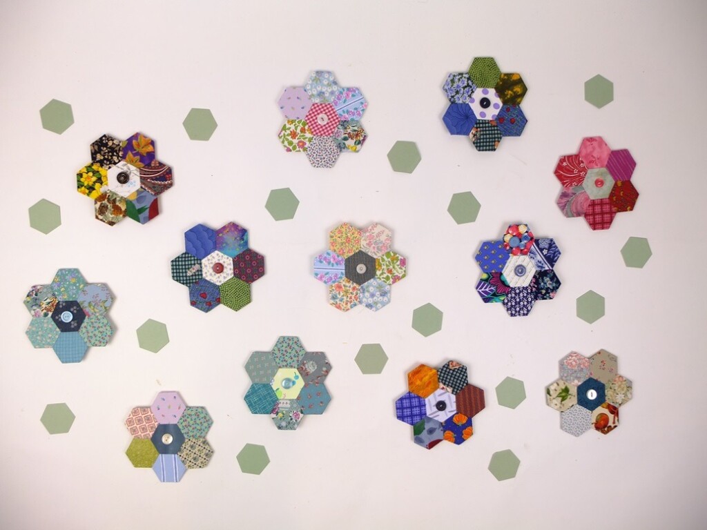 Hexagonnen patchwork
