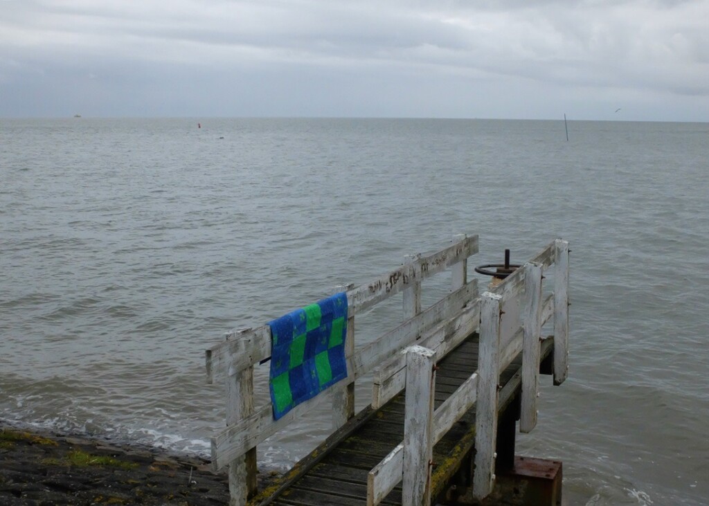 Klein quiltje bij Waddenzee