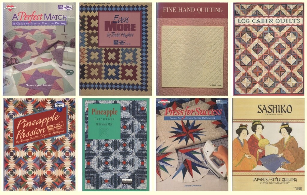 Acht patchworkboeken