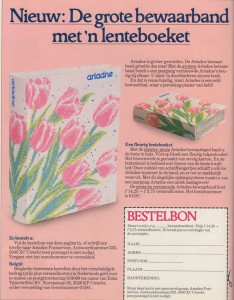 Advertentie Bewaarband Ariadne