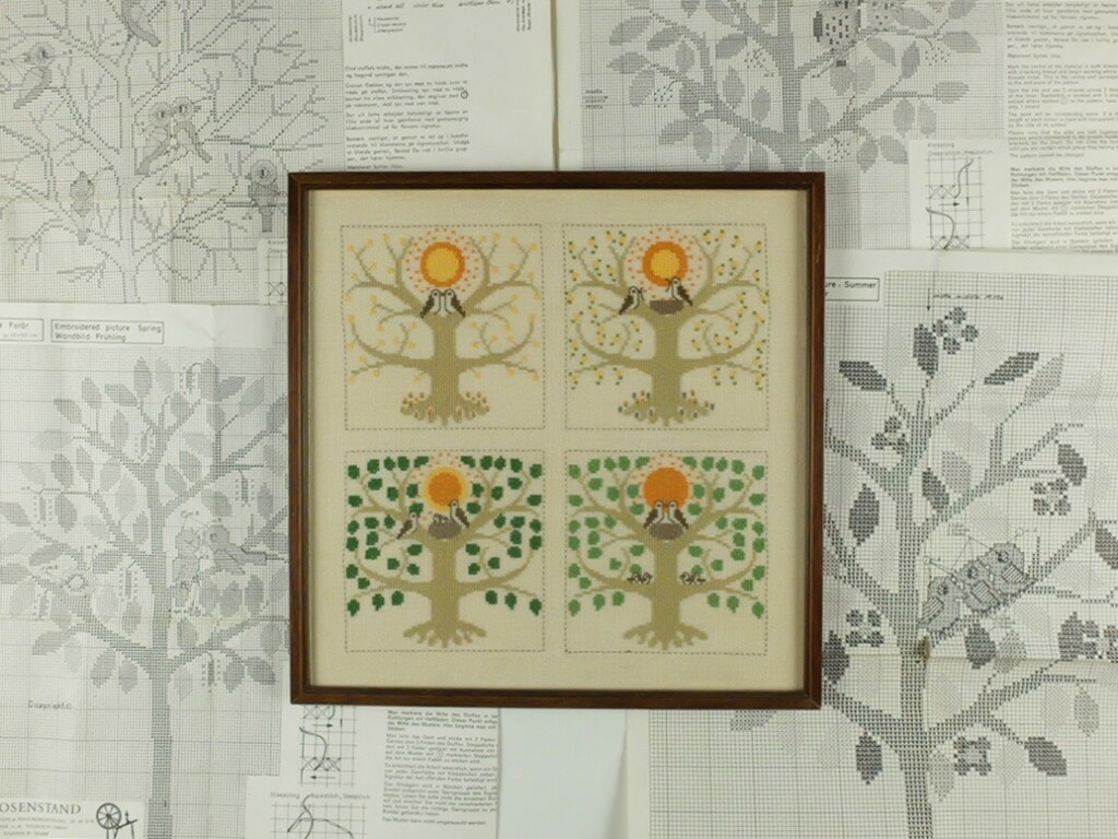 Patronen Eva Rosenstand boom in vier seizoenen