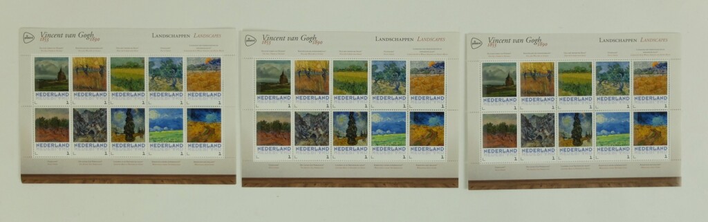 Postzegels van Gogh landschappen