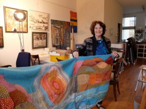 Saskia Weishut in atelier