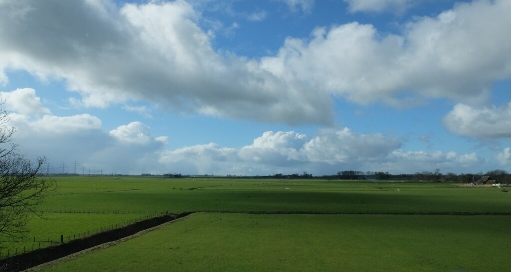 Uitzicht vanuit kerk in Groningen