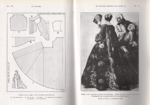 Pagina uit- boekje le Costume
