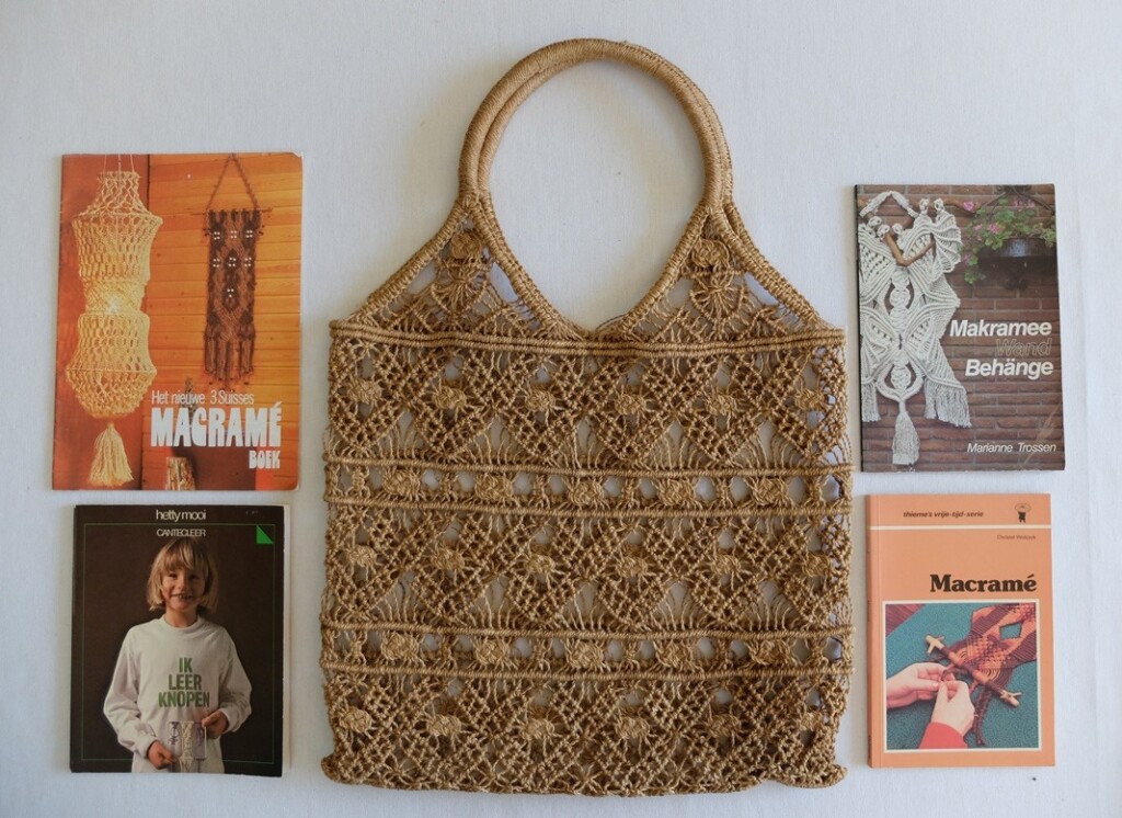 Oude macrame boekjes