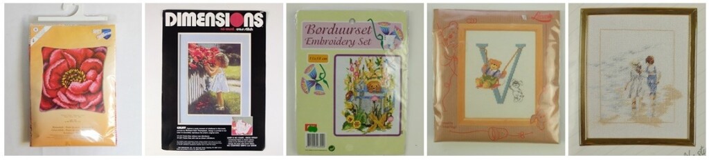 collage borduurpakketten
