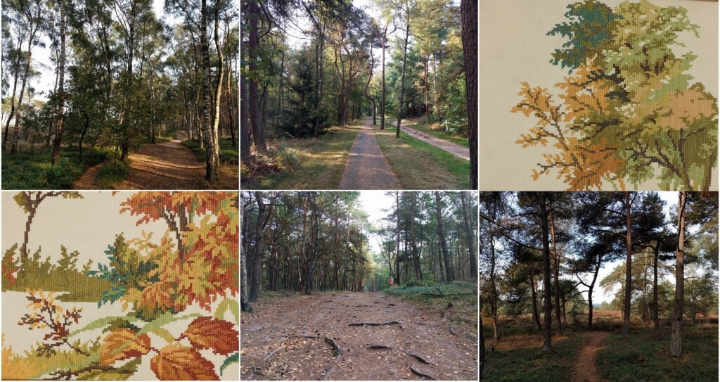 collage bomen