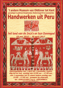 Folder tentoonstelling Peru