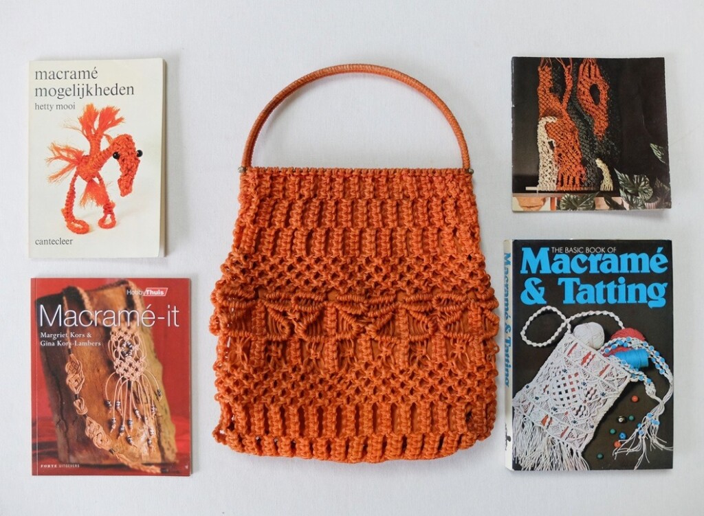 Macrame tas en boeken