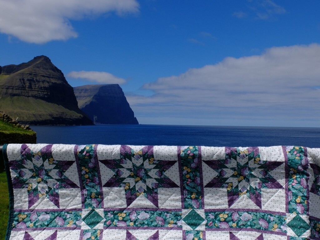Sterren quilt op Faroër eiland