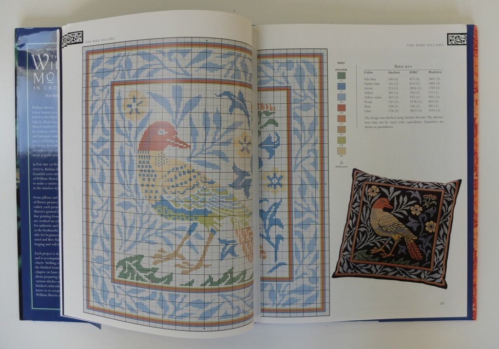 The Art of William Morris in cross stitch T w e e d e h a n d s w e r k